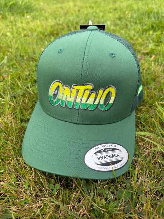 ONTWO Trucker Green & Yellow