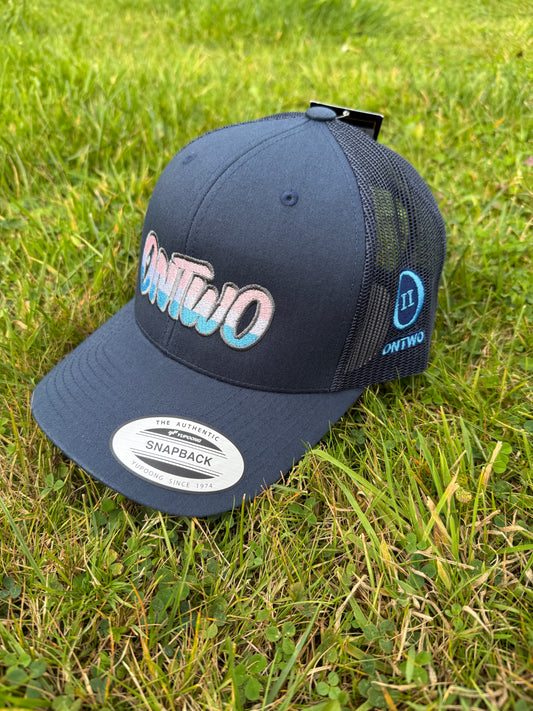 ONTWO trucker Blue & Pink
