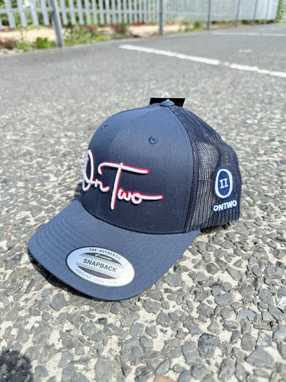 ONTWO Navy,Red And White